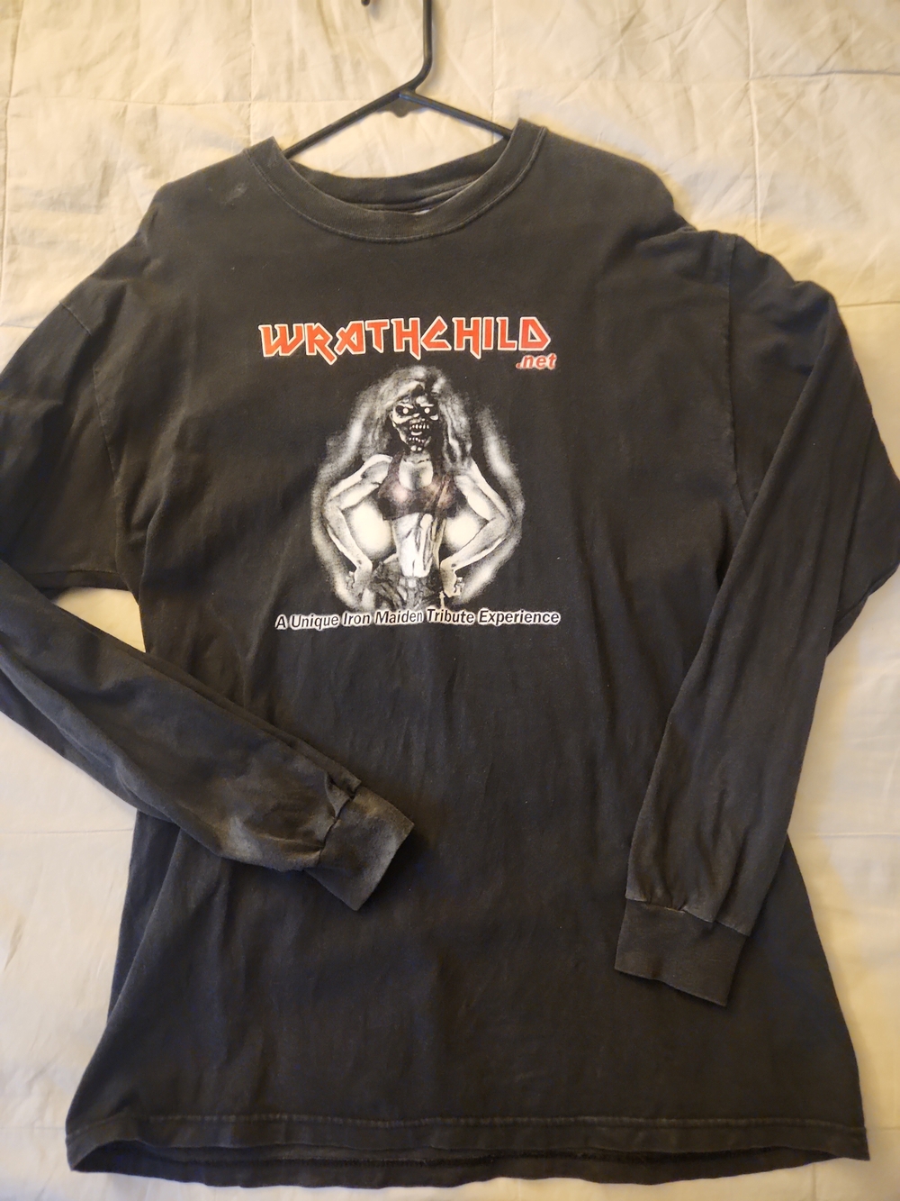 WRATHCHILD TSHIRT TRIBUTE TO IRON MAIDEN ALL FEMALE BAND MINT CONDITION